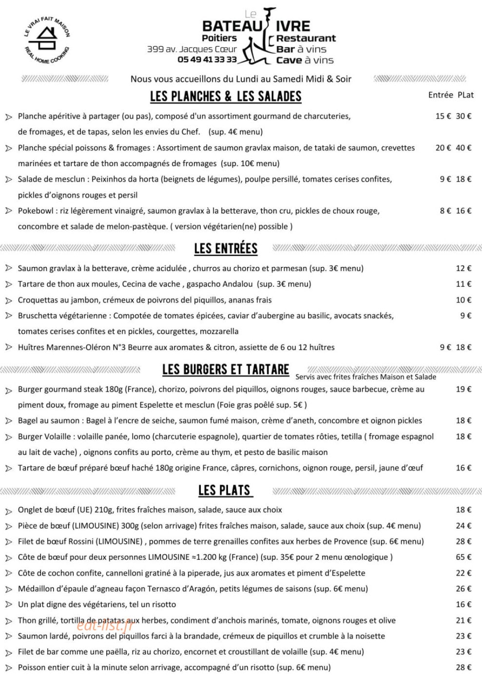 Le Bateau Ivre — carte page 1