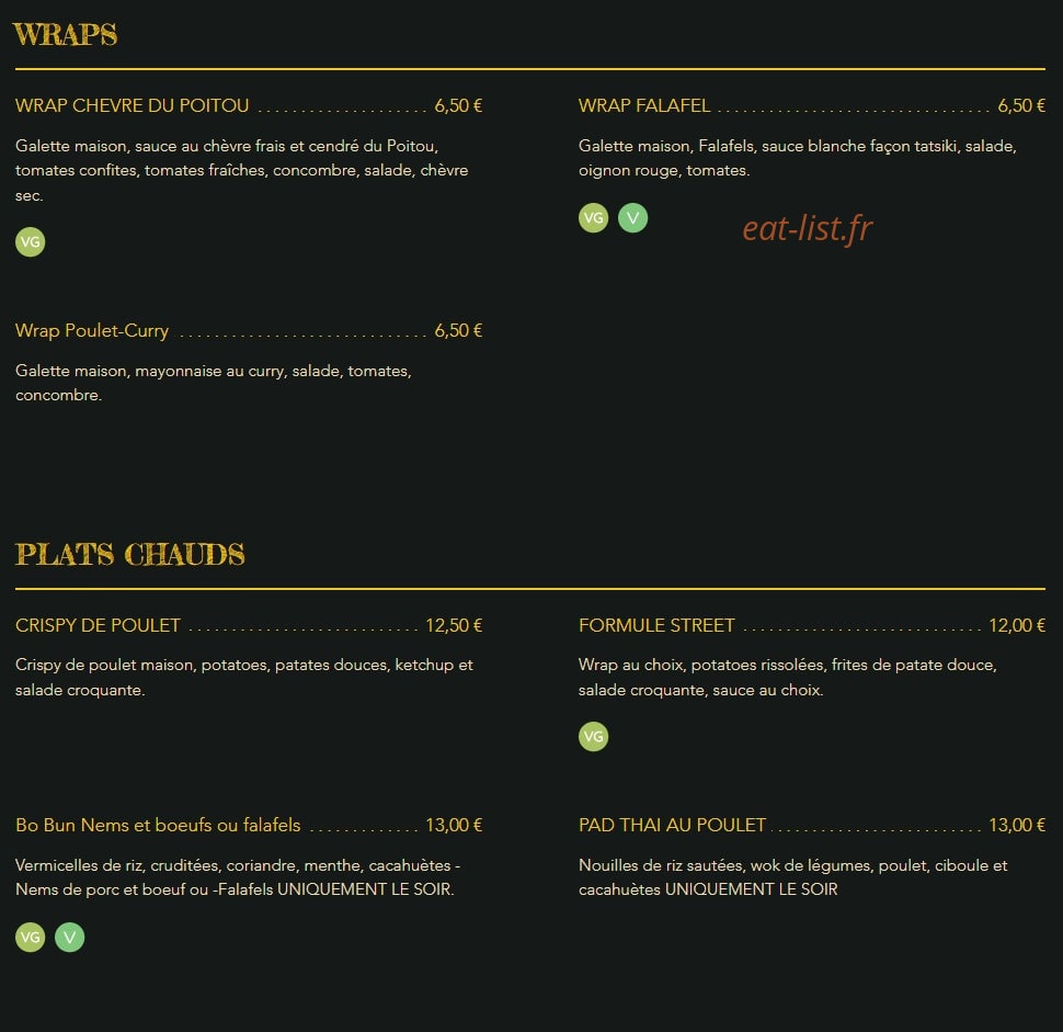 Le noir citron — carte page 1