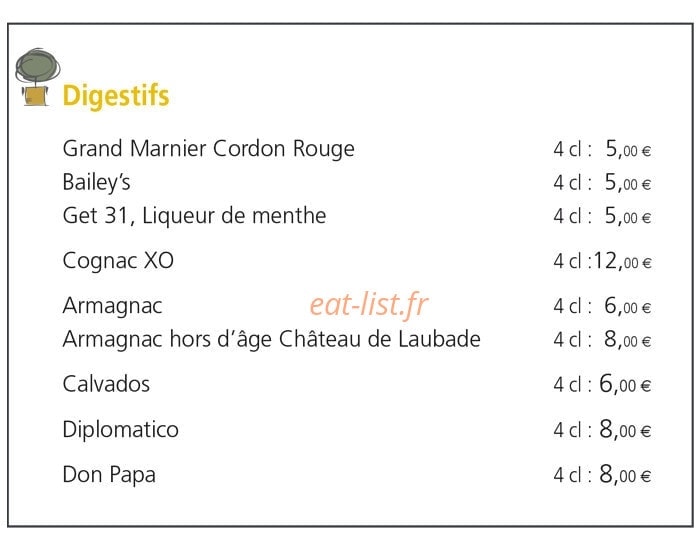 Le Patio — carte page 3
