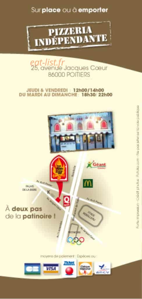 Le plais de la pizz' — carte page 2