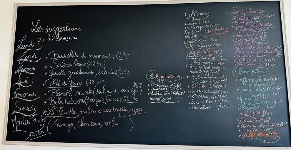 Le Saint Cyprien — carte page 1
