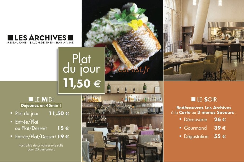 Les Archives — carte page 1