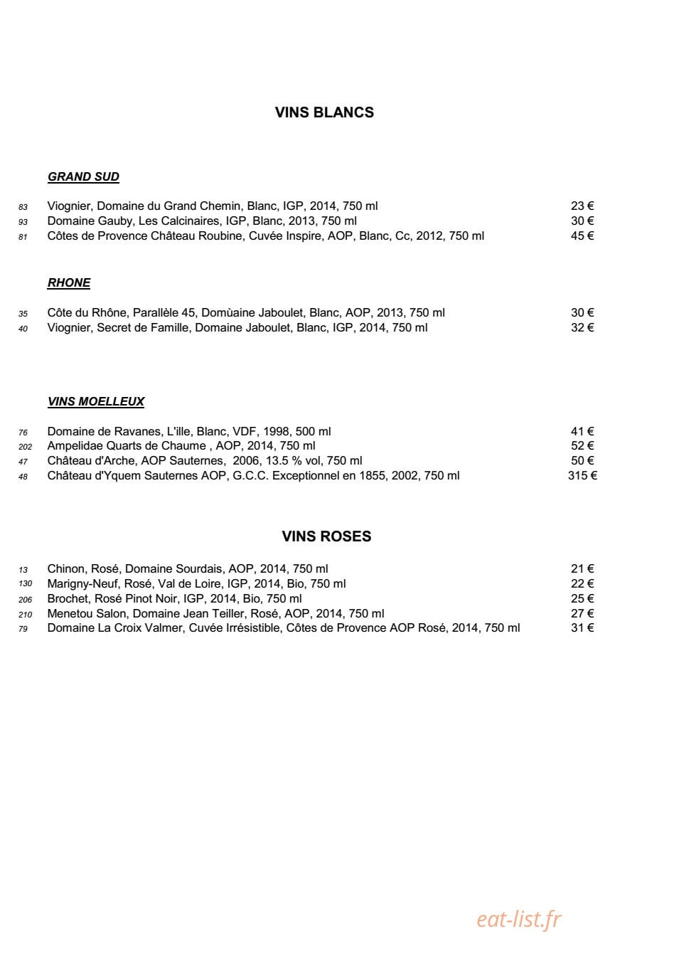 Les Archives — carte page 11