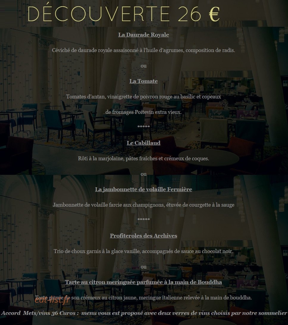 Les Archives — carte page 4
