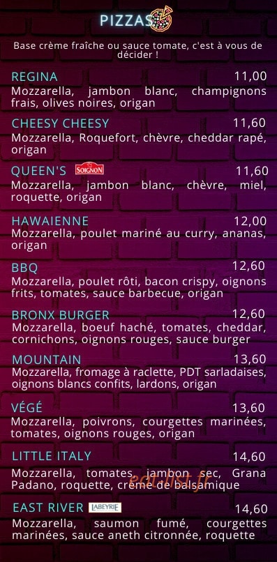 Little Italy — carte page 2