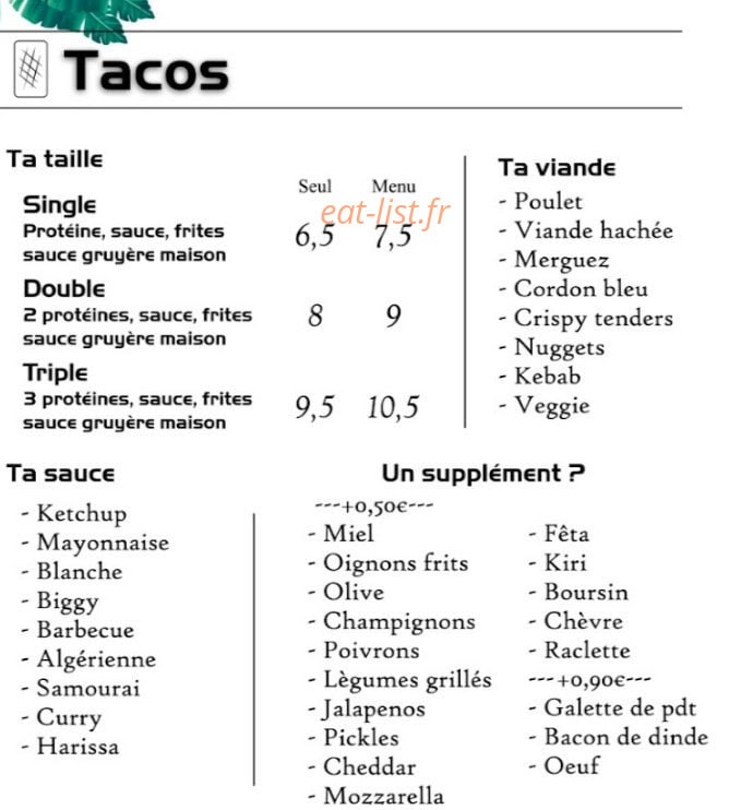 MK Street Food — carte page 5