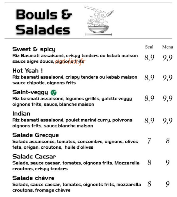 MK Street Food — carte page 4