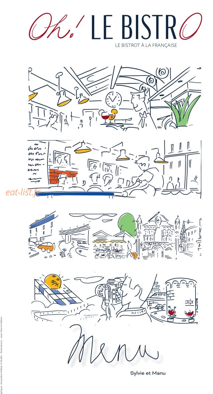 Oh Le Bistro — carte page 1