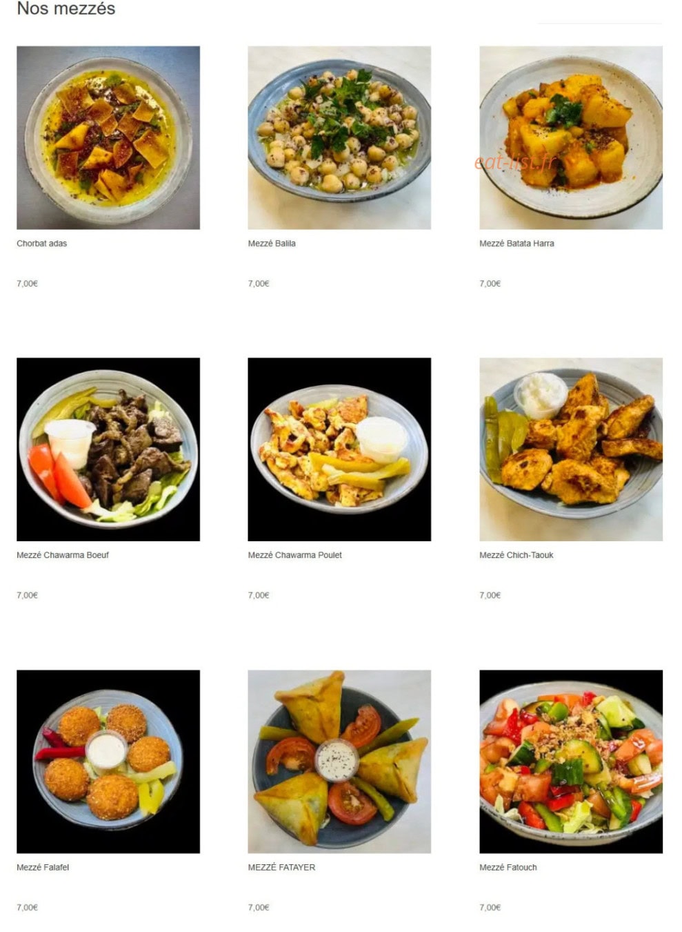 Oh Libanais — carte page 4