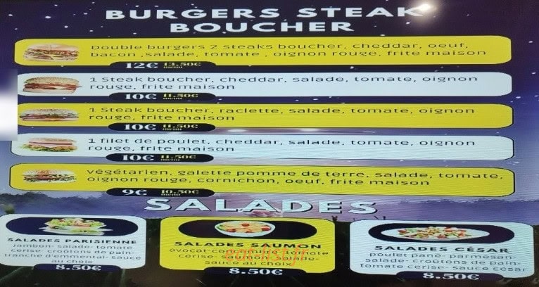 Ovni Burger 86 — carte page 5