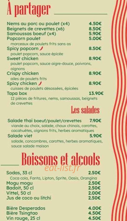 Petit Wok — carte page 6