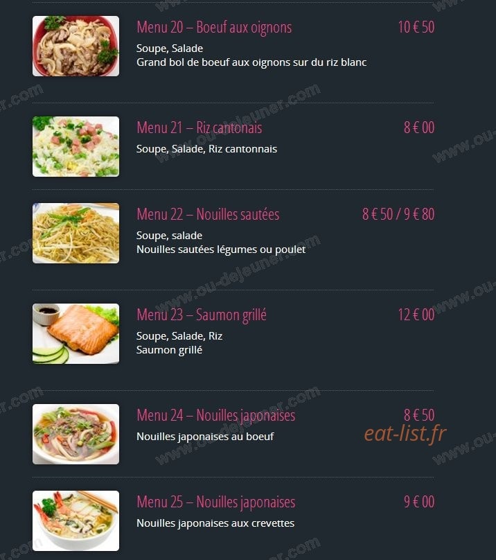 Sushi Kyo — carte page 7