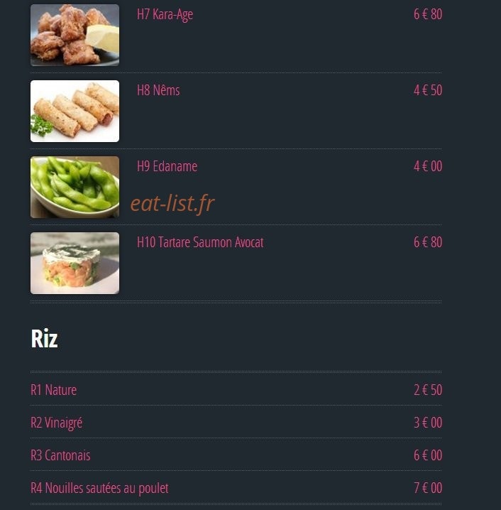Sushi Kyo — carte page 10