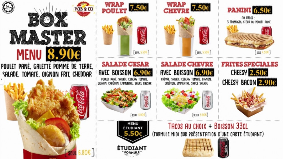 Tacos and co — carte page 3