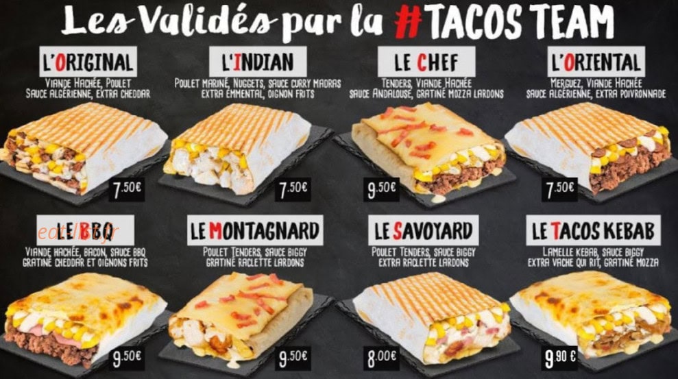 Tacos and Co — carte page 4
