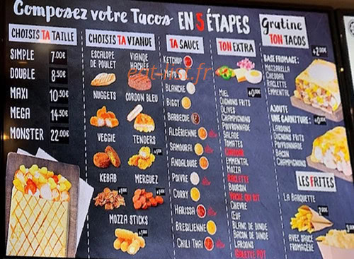 Tacos and Co — carte page 5