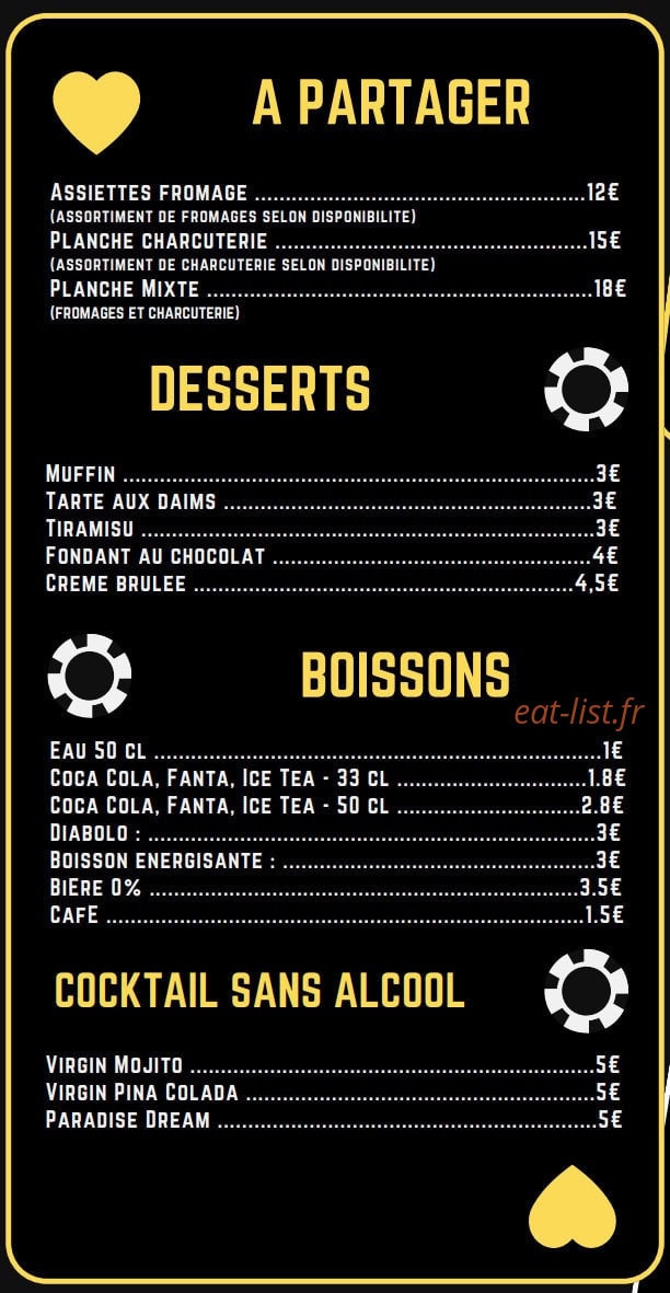 Vegas Pizza Poitiers — carte page 6