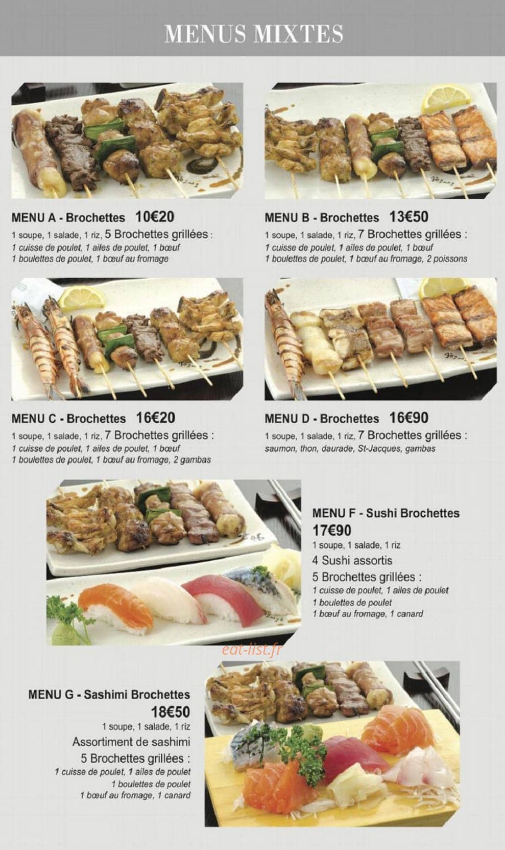 Wasabi — carte page 5