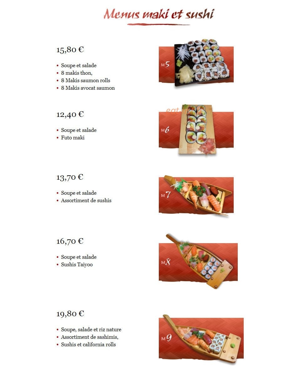 Yakido — carte page 4