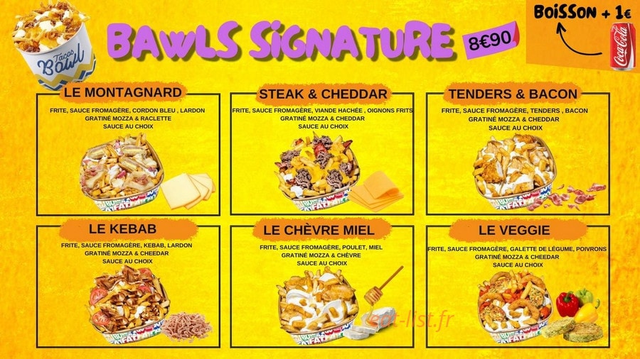 Au coup de food — carte page 4