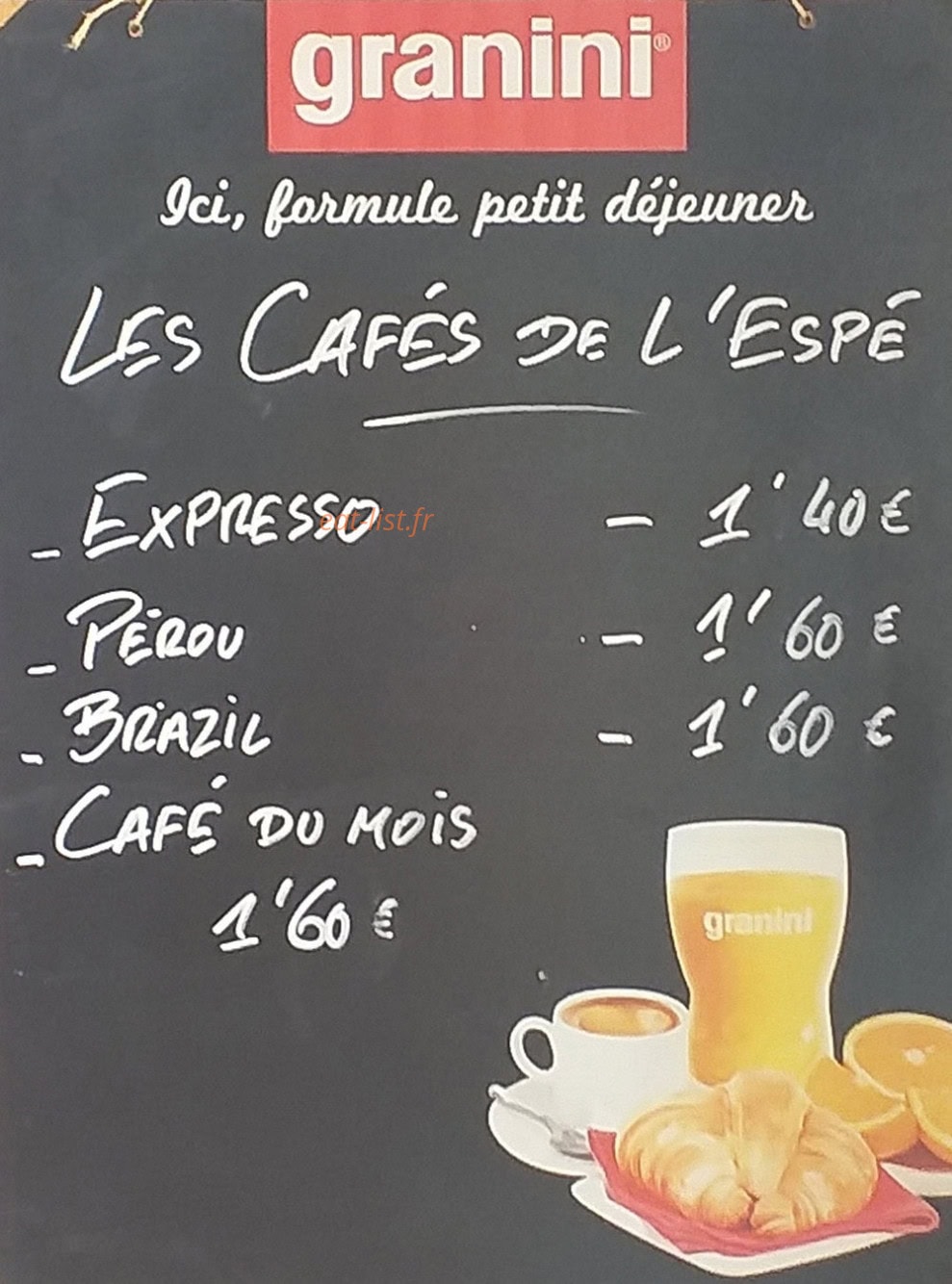 Bar de l'Espérance — carte page 2