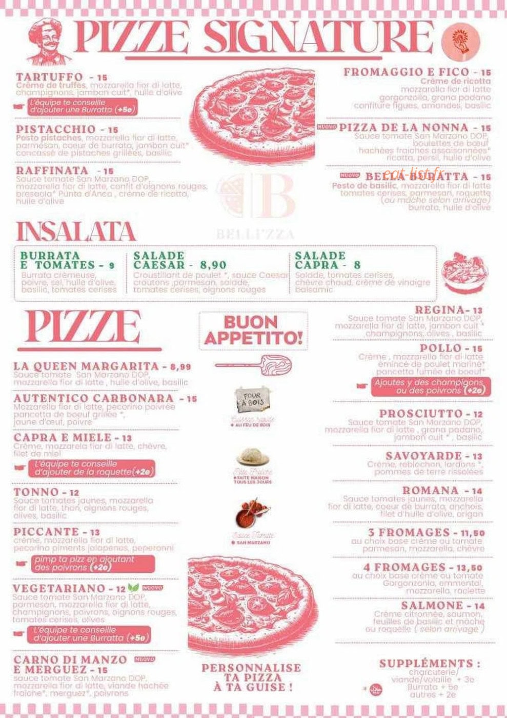 Belli'zza — carte page 1