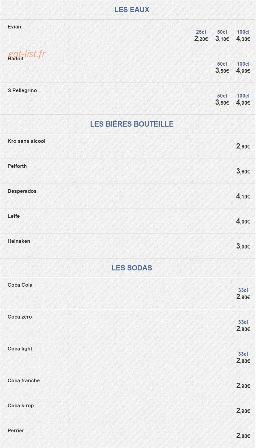 Café de l'Industrie — carte page 8
