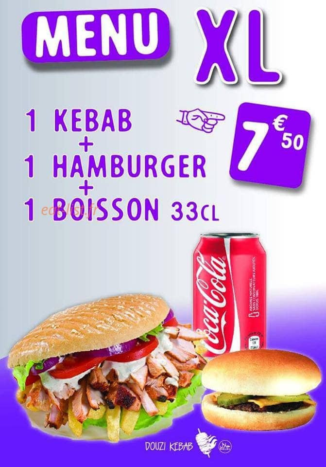 Kebab Douzi — carte page 4
