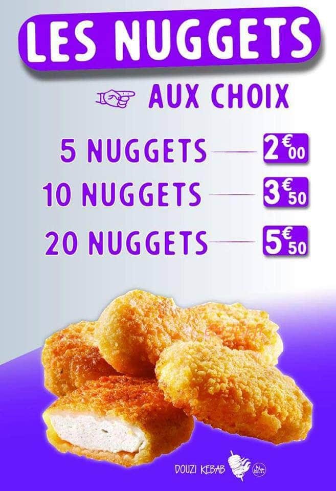 Kebab Douzi — carte page 3