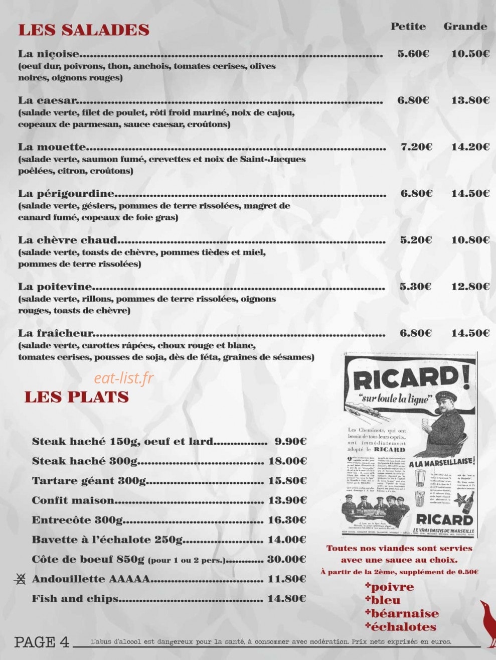 Le merle moqueur — carte page 4