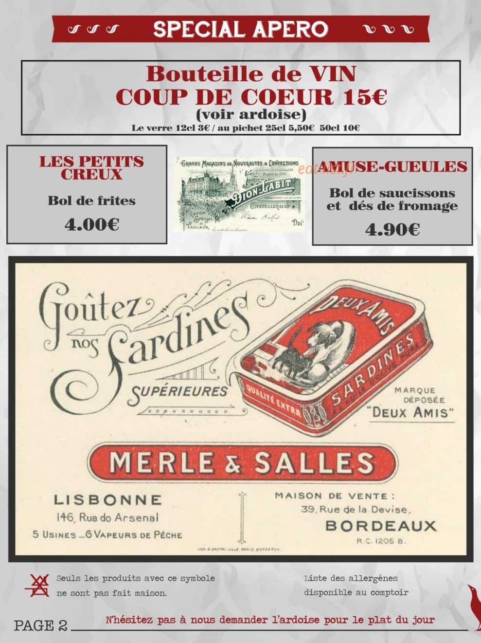 Le merle moqueur — carte page 2
