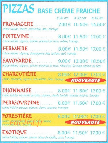 Les Pizzas de Gwen — carte page 4