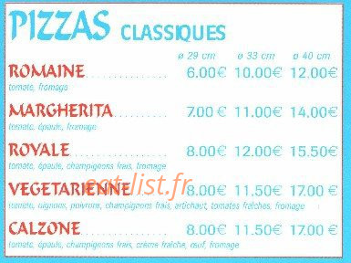 Les Pizzas de Gwen — carte page 3