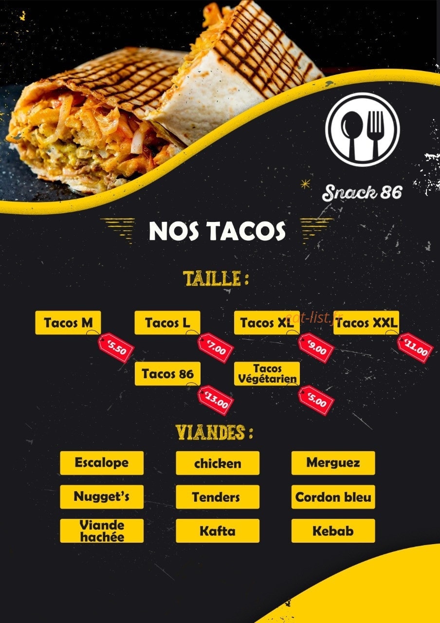 Snack 86 — carte page 3