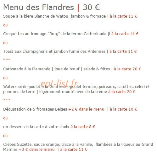 Trésor Belge — carte page 1
