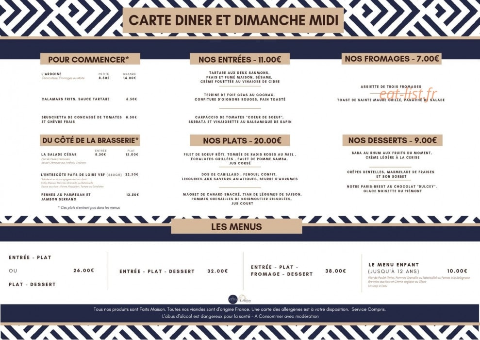Domaine de Roiffé — carte page 2