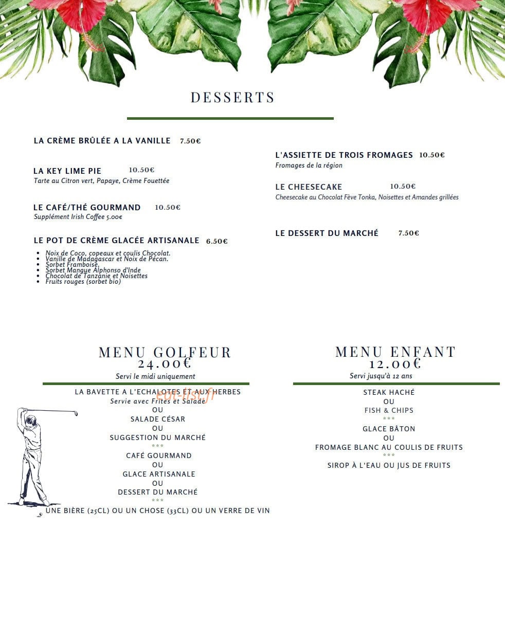 Le Garden — carte page 2
