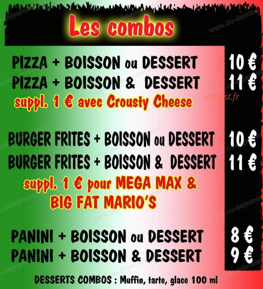 Mario's pizza — carte page 7