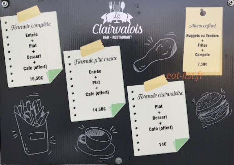 Le clairvalois — carte page 1