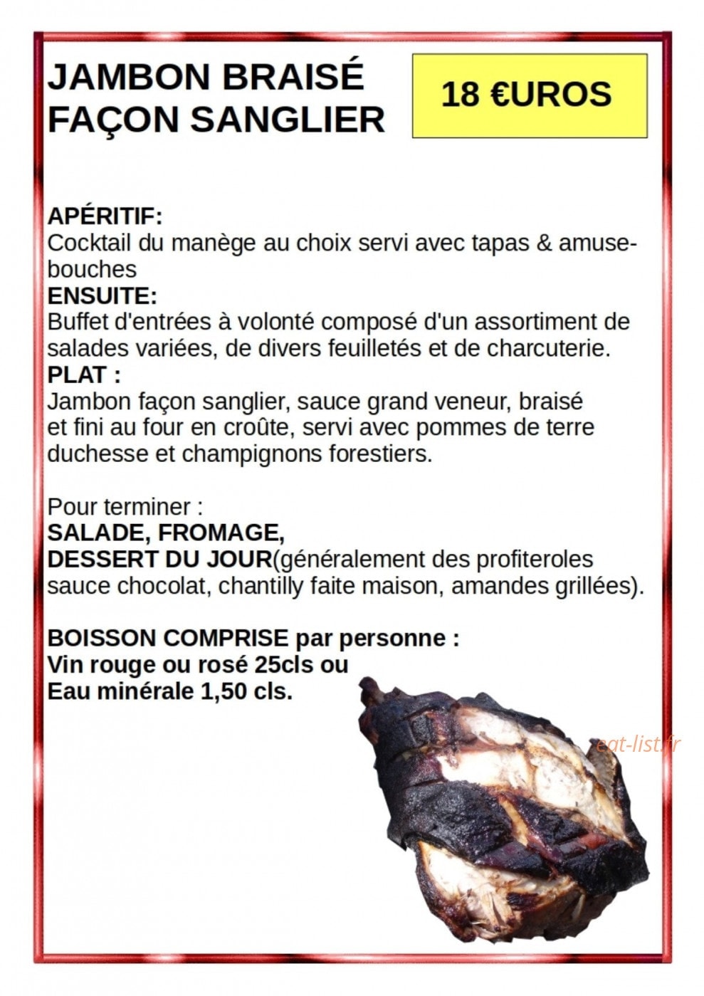 Le Manège À Rôtir — carte page 3