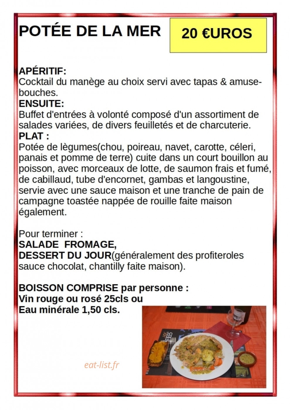 Le Manège À Rôtir — carte page 6