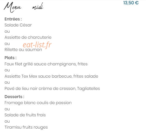 Le Saint Mô — carte page 1