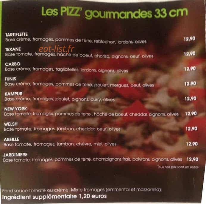 L'épisode gourmand — carte page 2