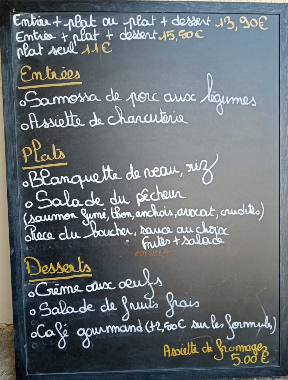 La Rencontre — carte page 1