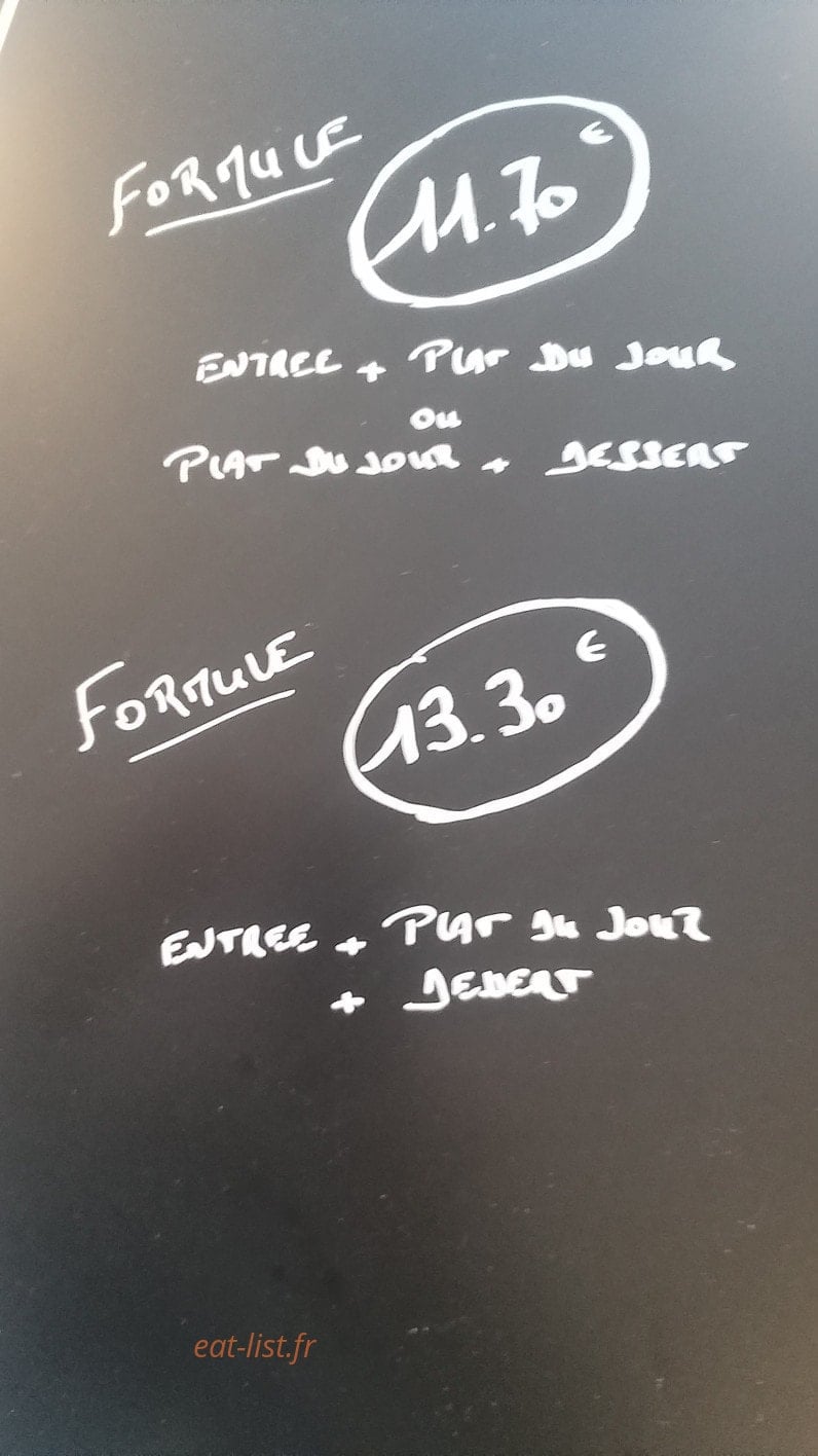 Carte et menu de Le Sanglier Qui Fume à Neuville de Poitou — Les formules