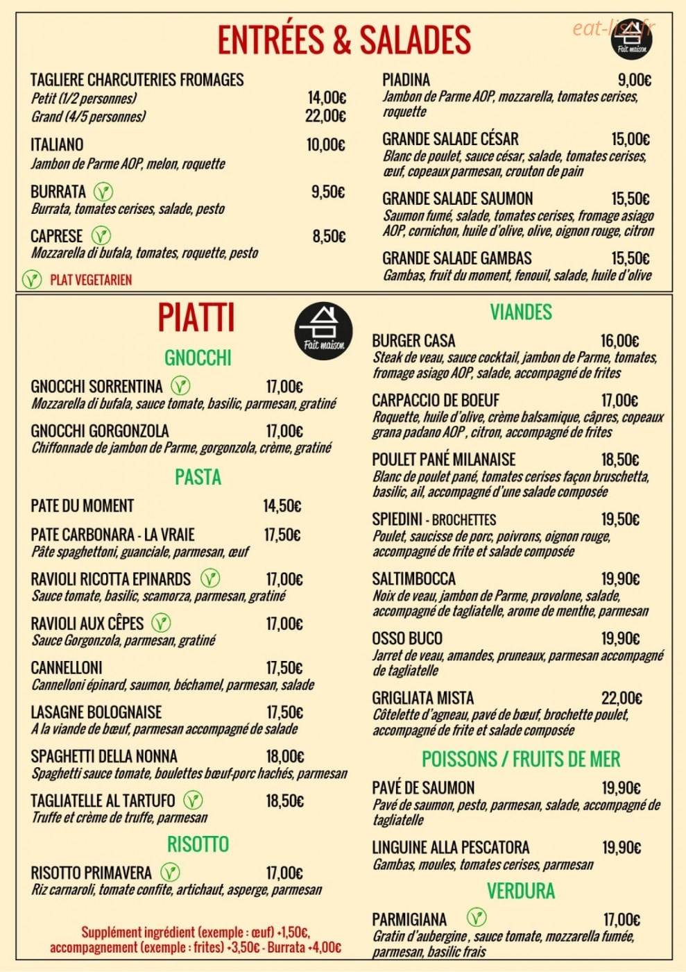Casa Giovanni — carte page 2