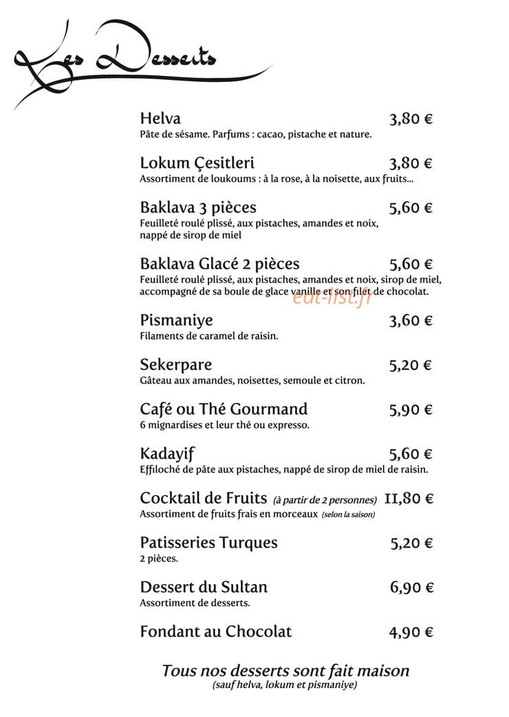 Le Sultan — carte page 5