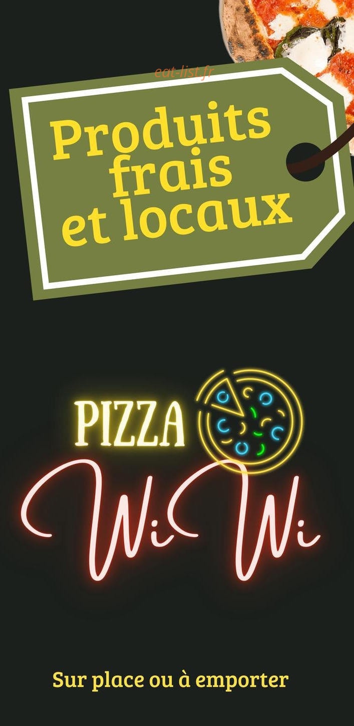 Pizza Wiwi — carte page 1
