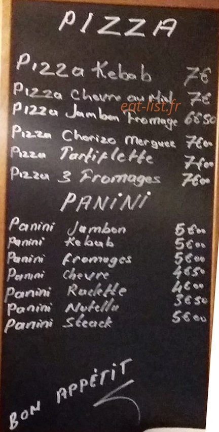 Loudun Kebab — carte page 2