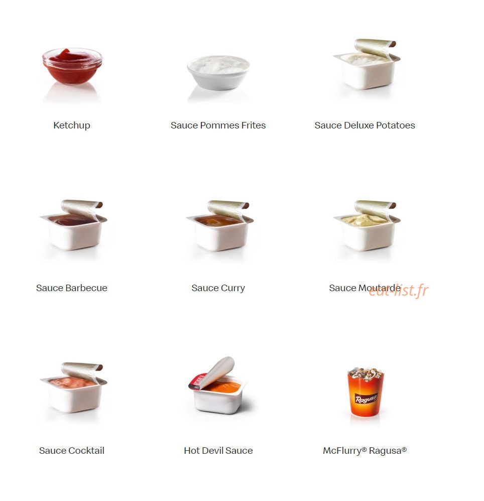 Mc Donald's — carte page 9